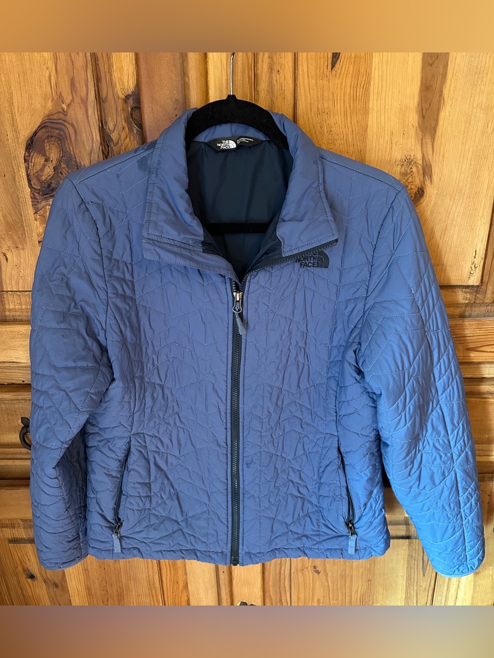 North Face Women's Slate Blue Quilted Jacket